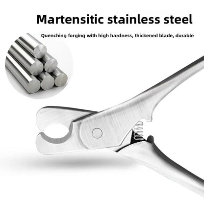 Stainless steel clipper with martensitic stainless steel